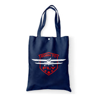 Thumbnail for Born To Fly Designed Designed Tote Bags