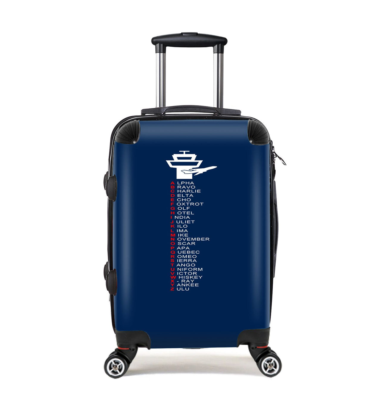 Aviation Alphabet Designed Cabin Size Luggages