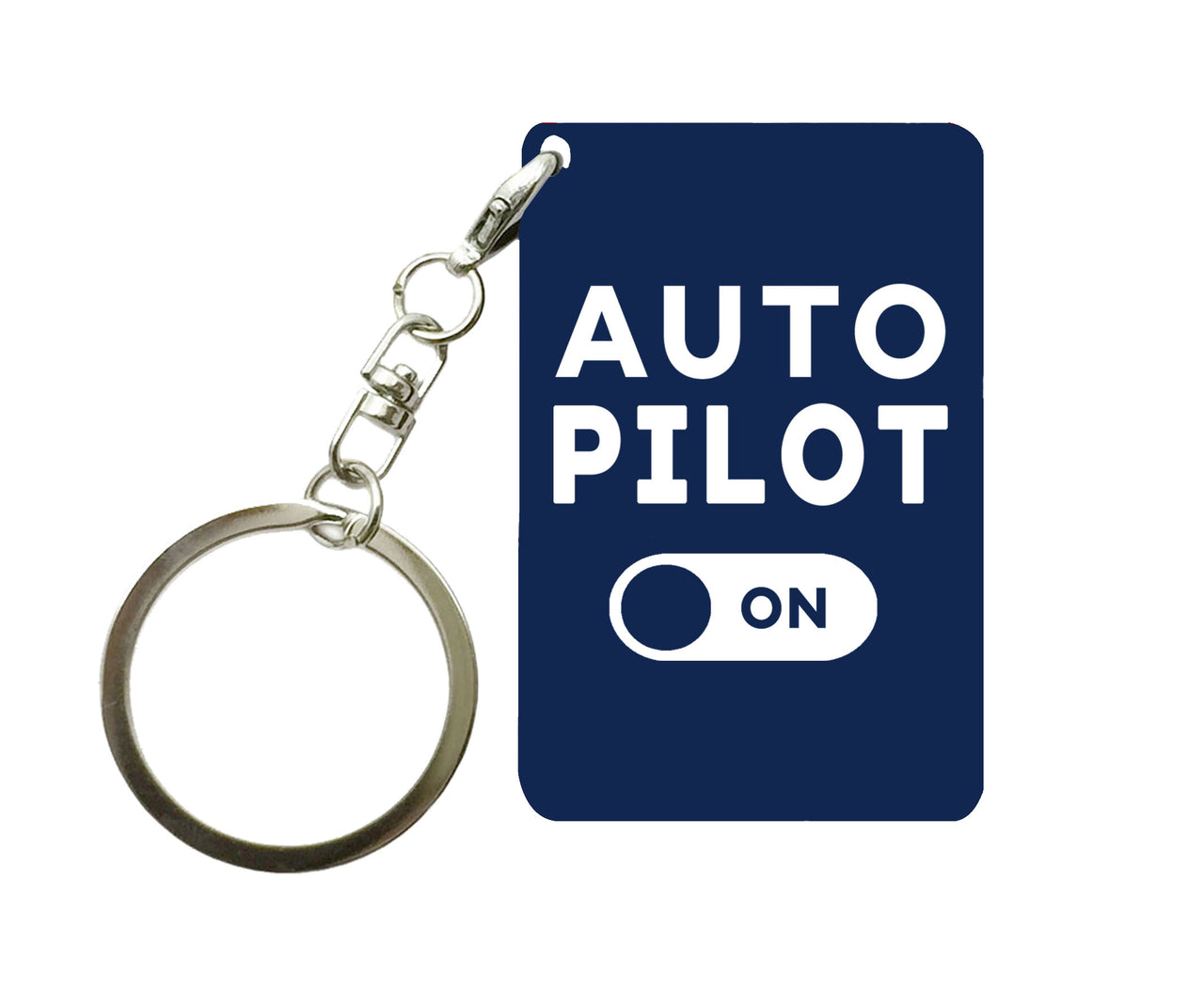 Auto Pilot ON Designed Key Chains