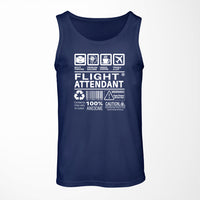 Thumbnail for Flight Attendant Label Designed Tank Tops