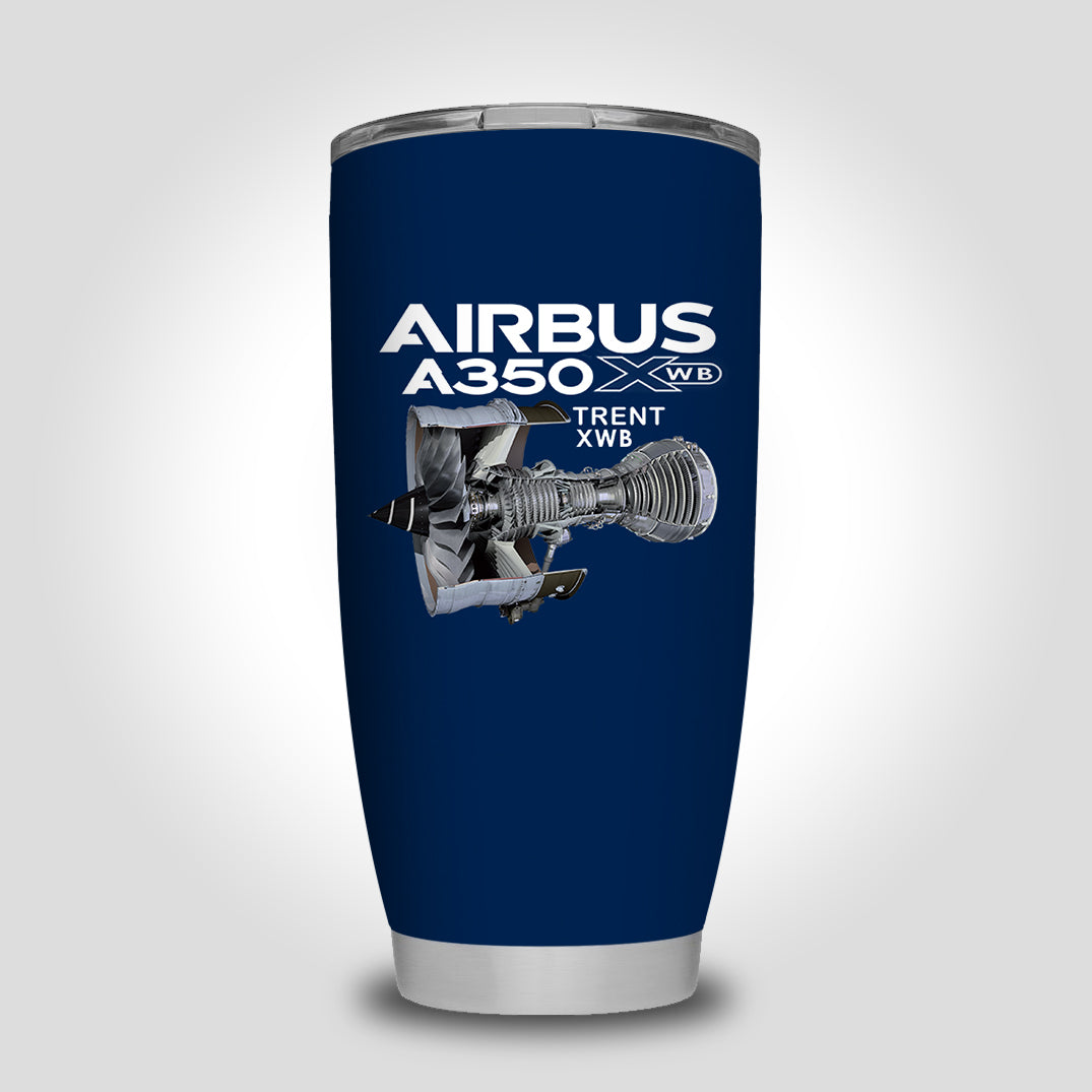 Airbus A350 & Trent Wxb Engine Designed Tumbler Travel Mugs