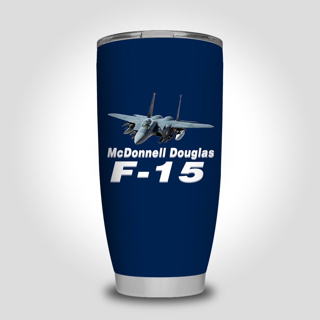 The McDonnell Douglas F15 Designed Tumbler Travel Mugs