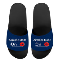 Thumbnail for Airplane Mode On Designed Sport Slippers