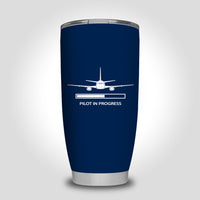 Thumbnail for Pilot In Progress Designed Tumbler Travel Mugs