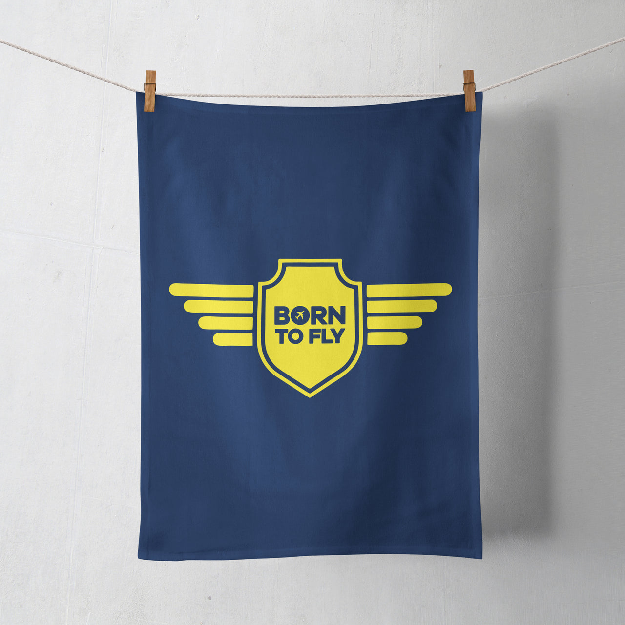 Born To Fly & Badge Designed Towels