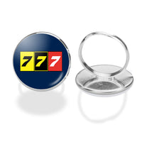 Thumbnail for Flat Colourful 777 Designed Rings