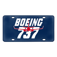 Thumbnail for Amazing Boeing 737 Designed Metal (License) Plates