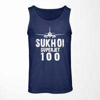 Thumbnail for Sukhoi Superjet 100 & Plane Designed Tank Tops
