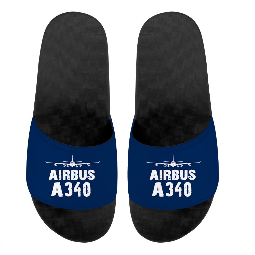 Airbus A340 & Plane Designed Sport Slippers