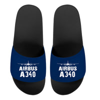 Thumbnail for Airbus A340 & Plane Designed Sport Slippers