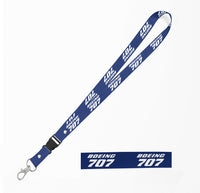 Thumbnail for Boeing 707 & Text Designed Detachable Lanyard & ID Holders