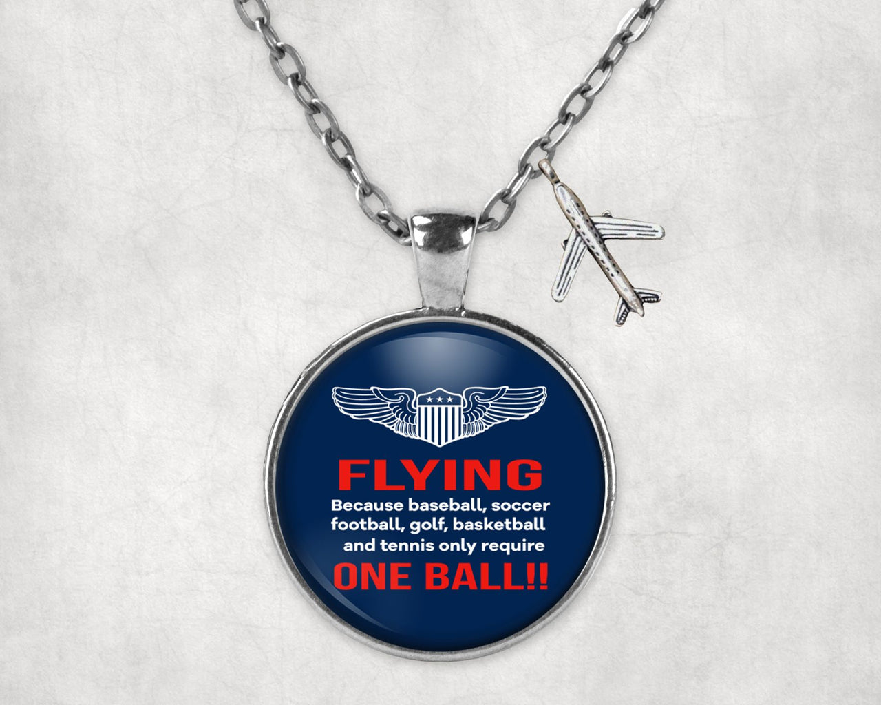 Flying One Ball Designed Necklaces
