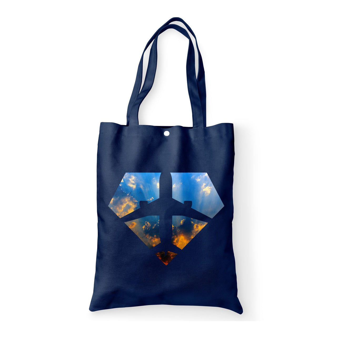 Supermen of The Skies (Sunrise) Designed Tote Bags