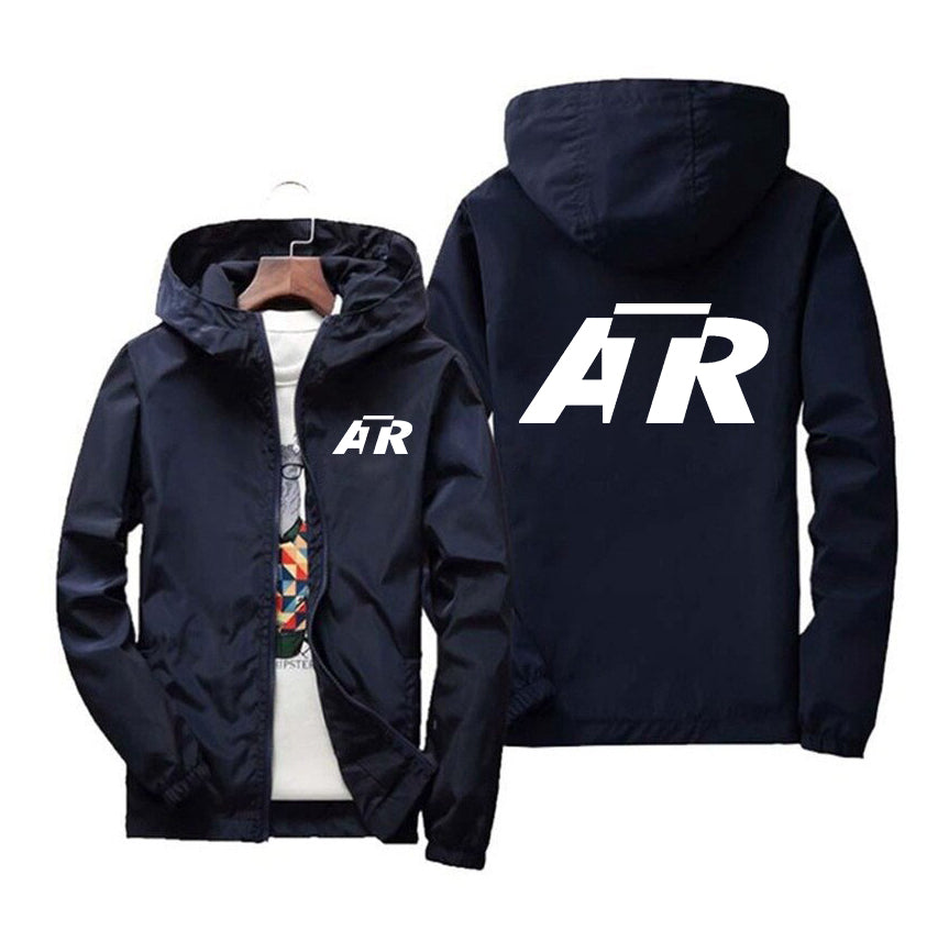 ATR & Text Designed Windbreaker Jackets