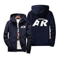 Thumbnail for ATR & Text Designed Windbreaker Jackets