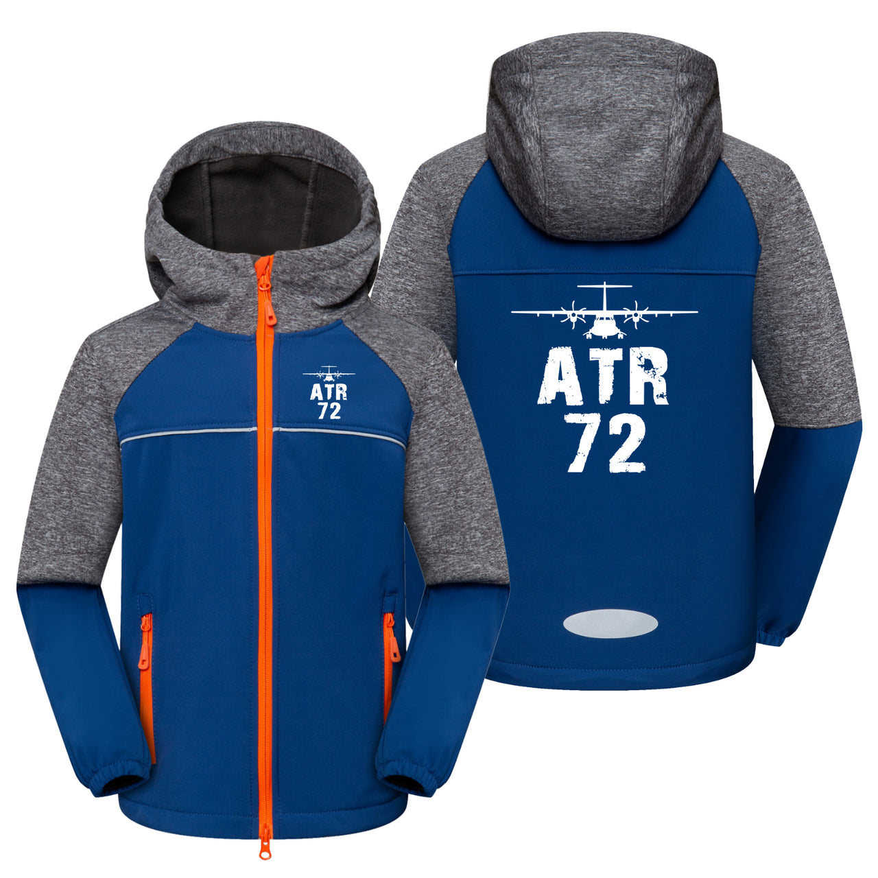 ATR-72 & Plane Designed Children Polar Style Jackets