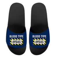 Thumbnail for Blood Type AVGAS Designed Sport Slippers