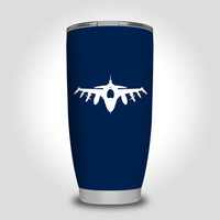 Thumbnail for Fighter Jet 16 Silhouette Designed Tumbler Travel Mugs