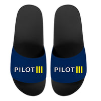 Thumbnail for Pilot & Stripes (3 Lines) Designed Sport Slippers