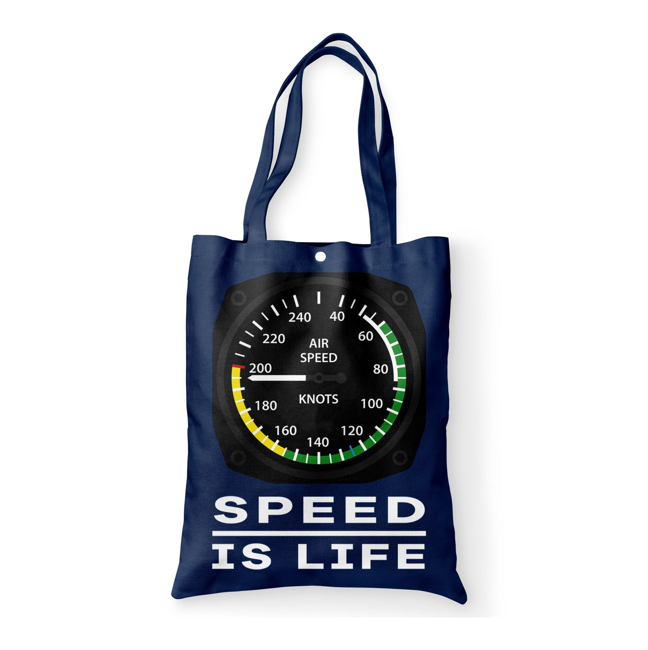 Speed Is Life Designed Tote Bags