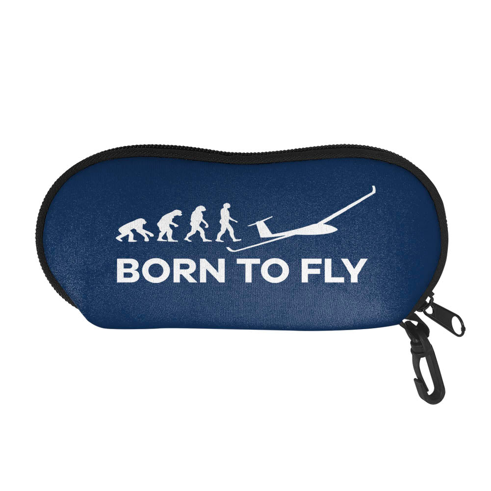 Born To Fly Glider Designed Glasses Bag
