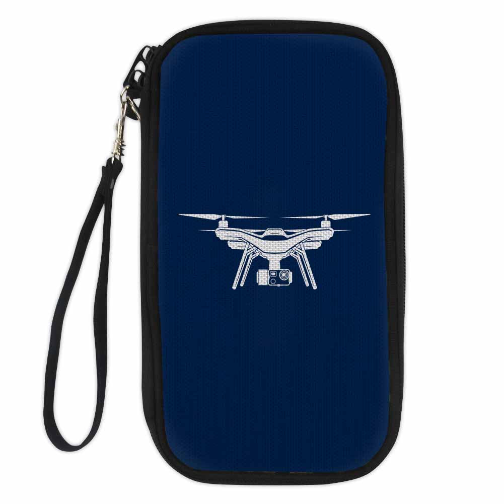 Drone Silhouette Designed Travel Cases & Wallets
