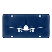 Thumbnail for Airbus A320 Silhouette Designed Metal (License) Plates