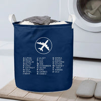 Thumbnail for Aviation Alphabet 2 Designed Laundry Baskets