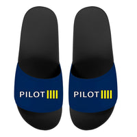 Thumbnail for Pilot & Stripes (4 Lines) Designed Sport Slippers
