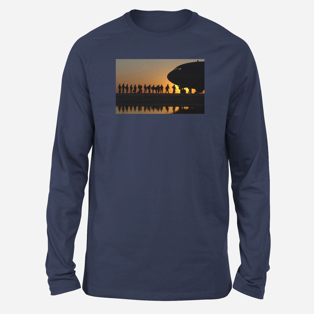 Band of Brothers Theme Soldiers Designed Long-Sleeve T-Shirts