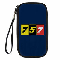 Thumbnail for Flat Colourful 757 Designed Travel Cases & Wallets