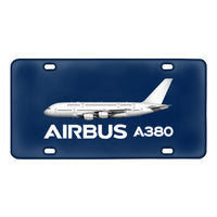Thumbnail for The Airbus A380 Designed Metal (License) Plates