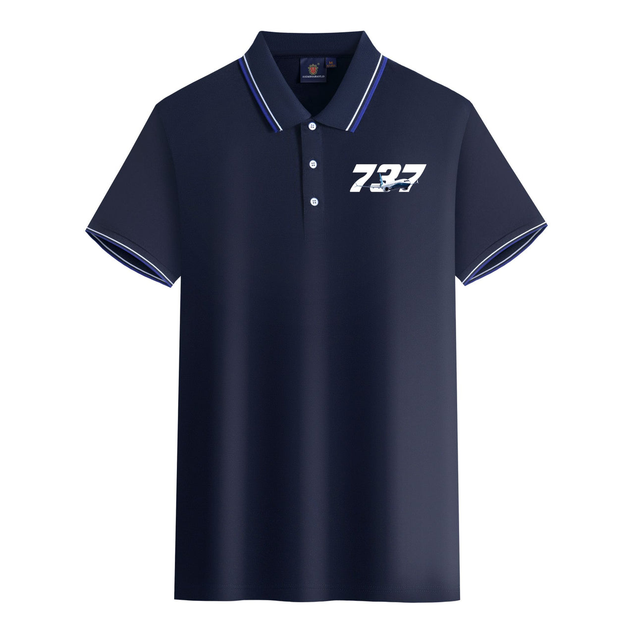 Super Boeing 737 Designed Stylish Polo T-Shirts