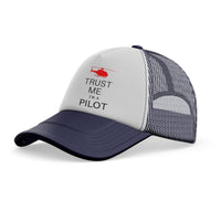 Thumbnail for Trust Me I'm a Pilot (Helicopter) Designed Trucker Caps & Hats