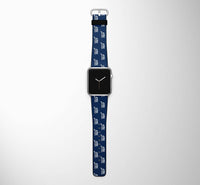 Thumbnail for The Boeing 757 Designed Leather Apple Watch Straps