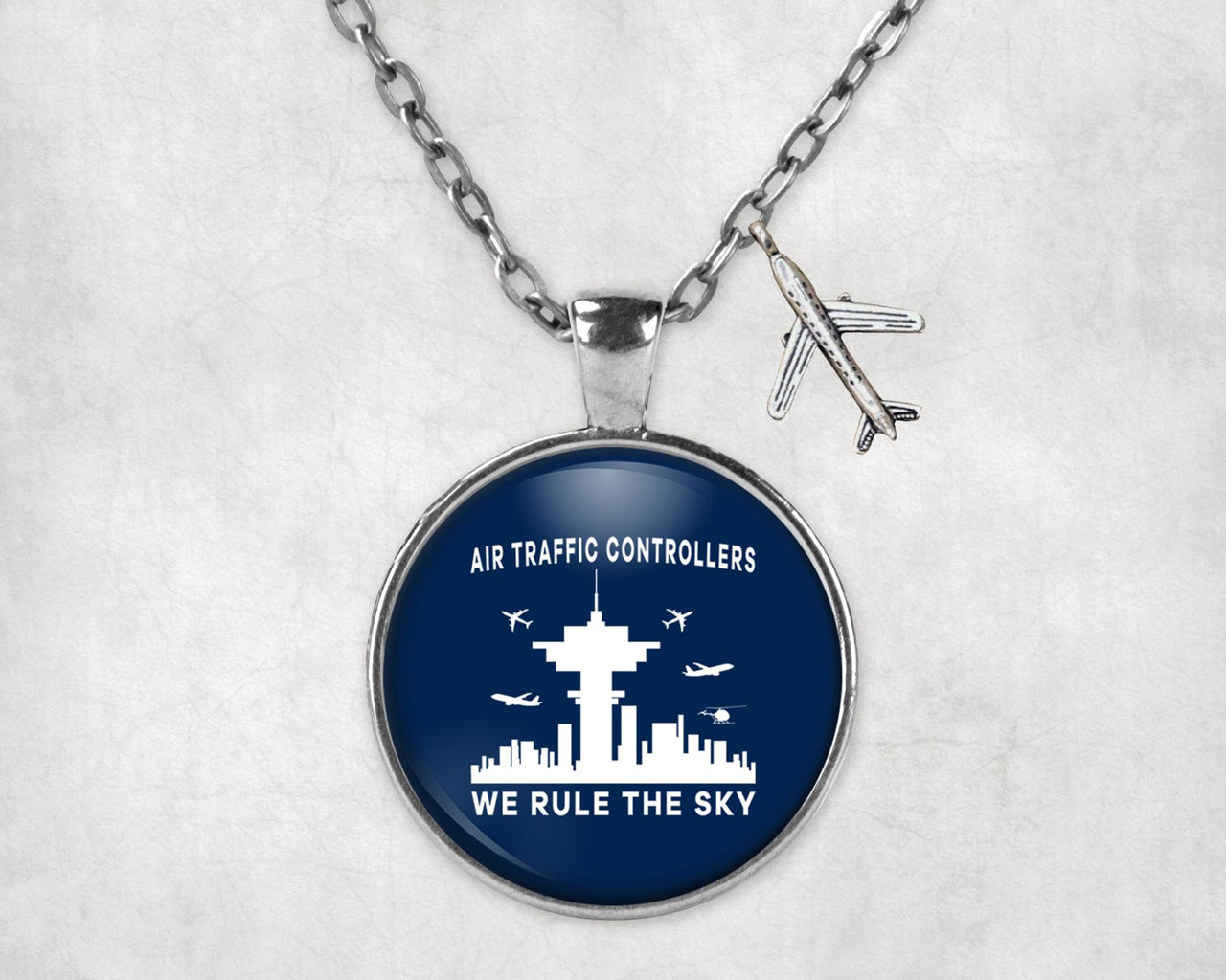 Air Traffic Controllers - We Rule The Sky Designed Necklaces