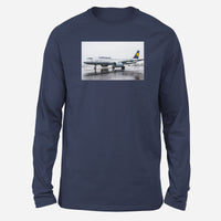 Thumbnail for Lufthansa A320 Neo Designed Long-Sleeve T-Shirts