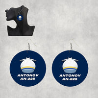 Thumbnail for Antonov AN-225 (20) Designed Wooden Drop Earrings