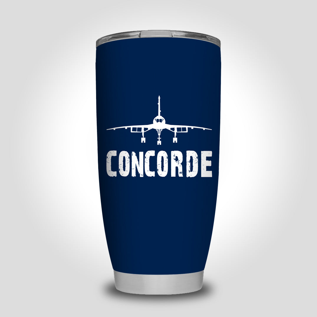 Concorde & Plane Designed Tumbler Travel Mugs
