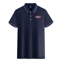 Thumbnail for Born To Fly Designed Designed Stylish Polo T-Shirts