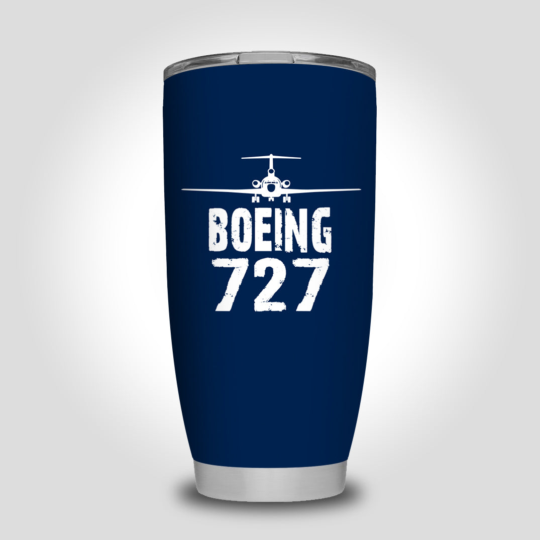 Boeing 727 & Plane Designed Tumbler Travel Mugs