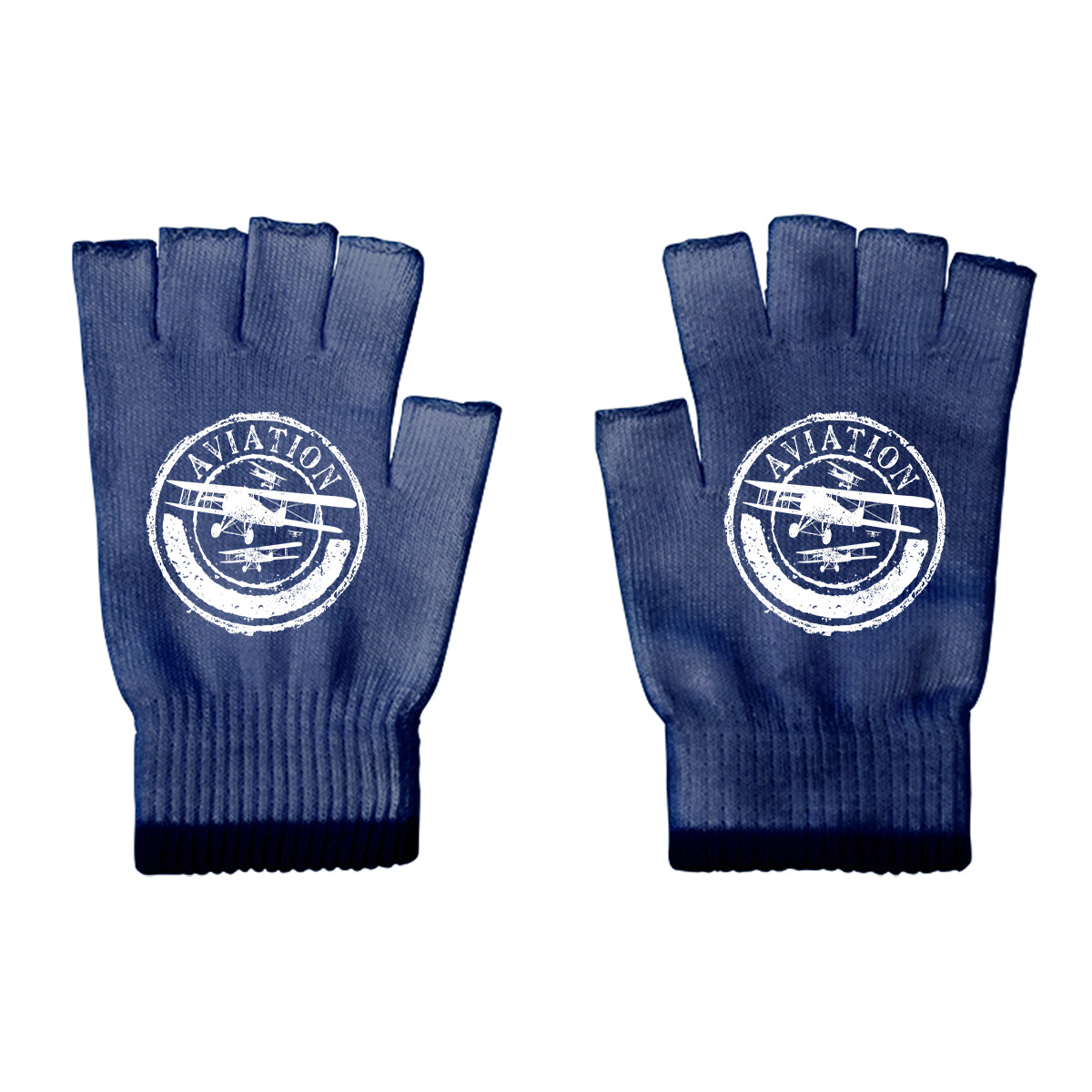 Aviation Lovers Designed Cut Gloves