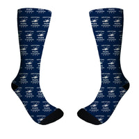 Thumbnail for People Fly Planes Pilots Fly Helicopters Designed Socks