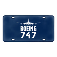 Thumbnail for Boeing 747 & Plane Designed Metal (License) Plates