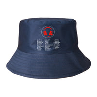 Thumbnail for Aviation Alphabet 3 Designed Summer & Stylish Hats