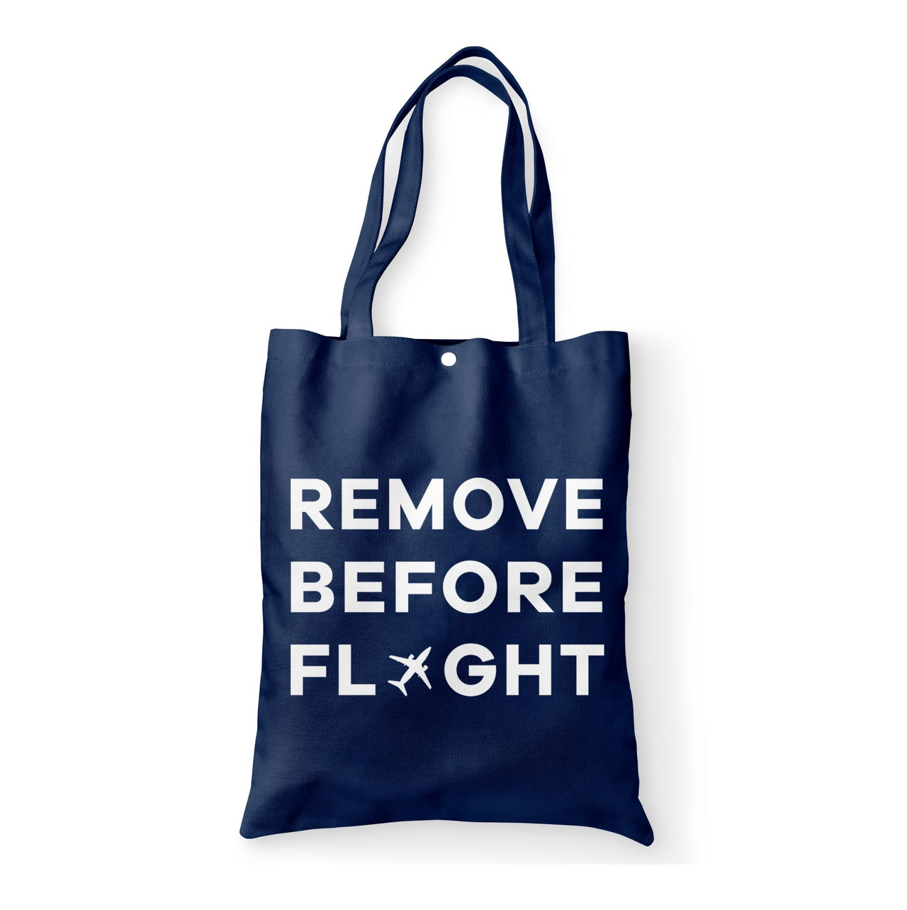 Remove Before Flight Designed Tote Bags