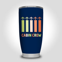 Thumbnail for Colourful Cabin Crew Designed Tumbler Travel Mugs