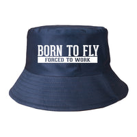 Thumbnail for Born To Fly Forced To Work Designed Summer & Stylish Hats