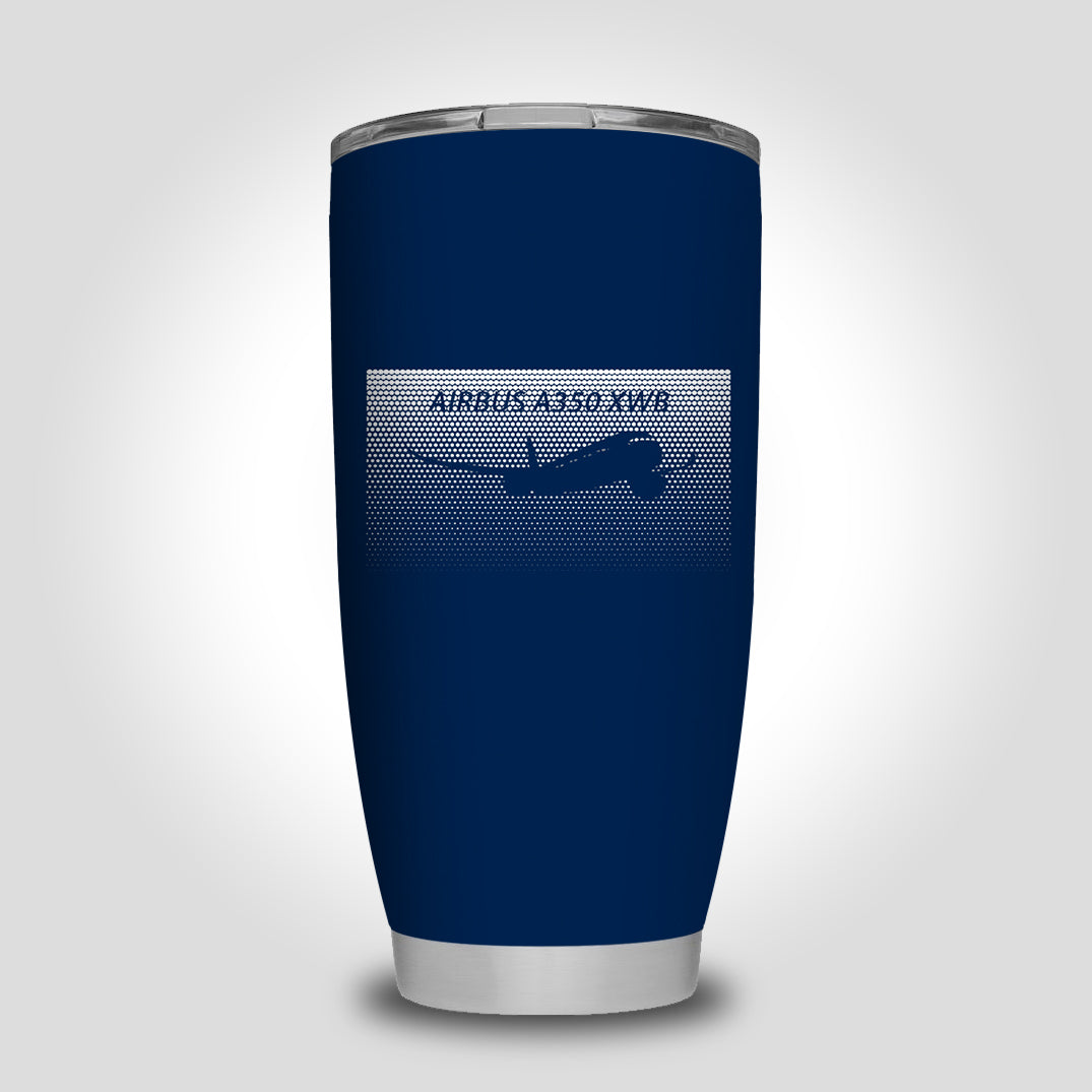 Airbus A350XWB & Dots Designed Tumbler Travel Mugs