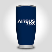 Thumbnail for Airbus A380 & Text Designed Tumbler Travel Mugs